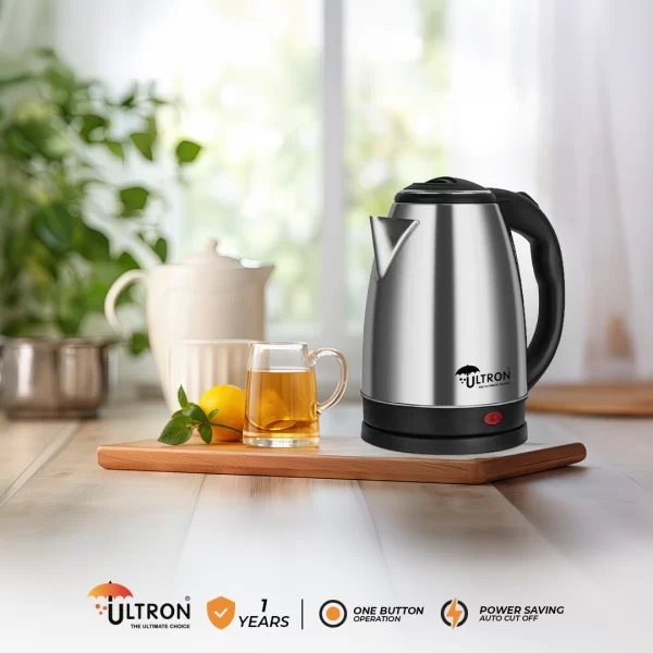 ULTRON ELECTRIC KETTLE - Steam Ease (1.8L) new